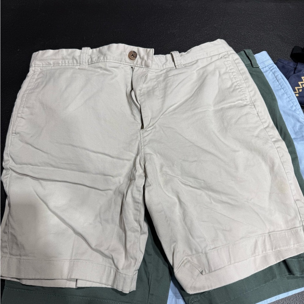 J. Crew Men's Beige 9” inseam Chino Shorts